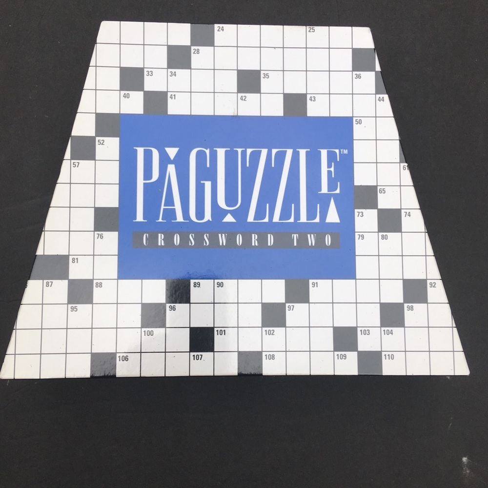 Paguzzle Crossword Puzzle Crossword Two Sealed 500 Piecesโ 1995 Vintage New